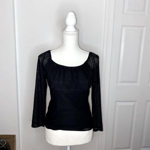 black long sleeve shirt